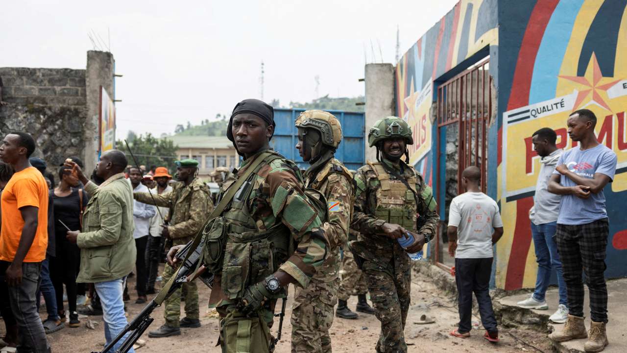 FILE PHOTO: Meeting organised by M23 at the Stade de L'Unite in Goma