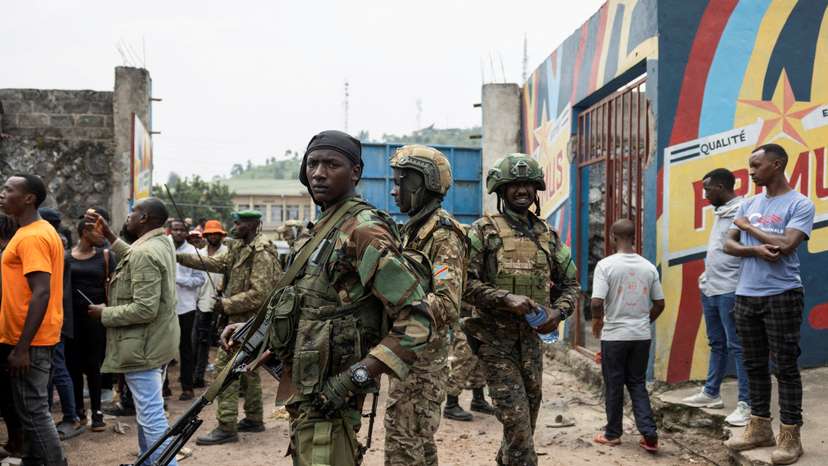 FILE PHOTO: Meeting organised by M23 at the Stade de L'Unite in Goma