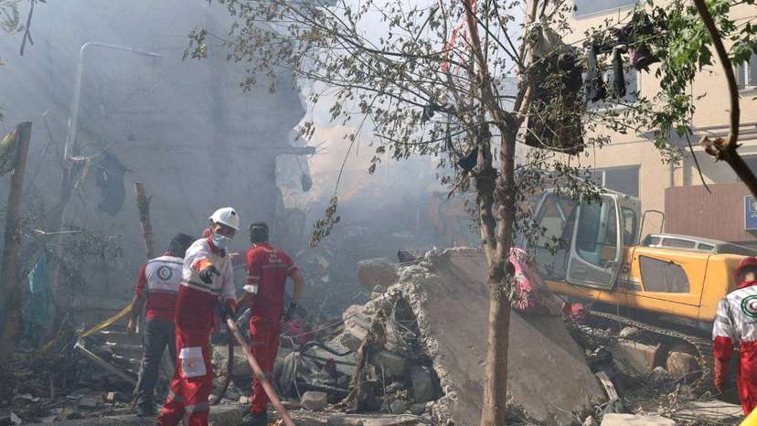 Aftermath of Israeli strikes in Tehran
