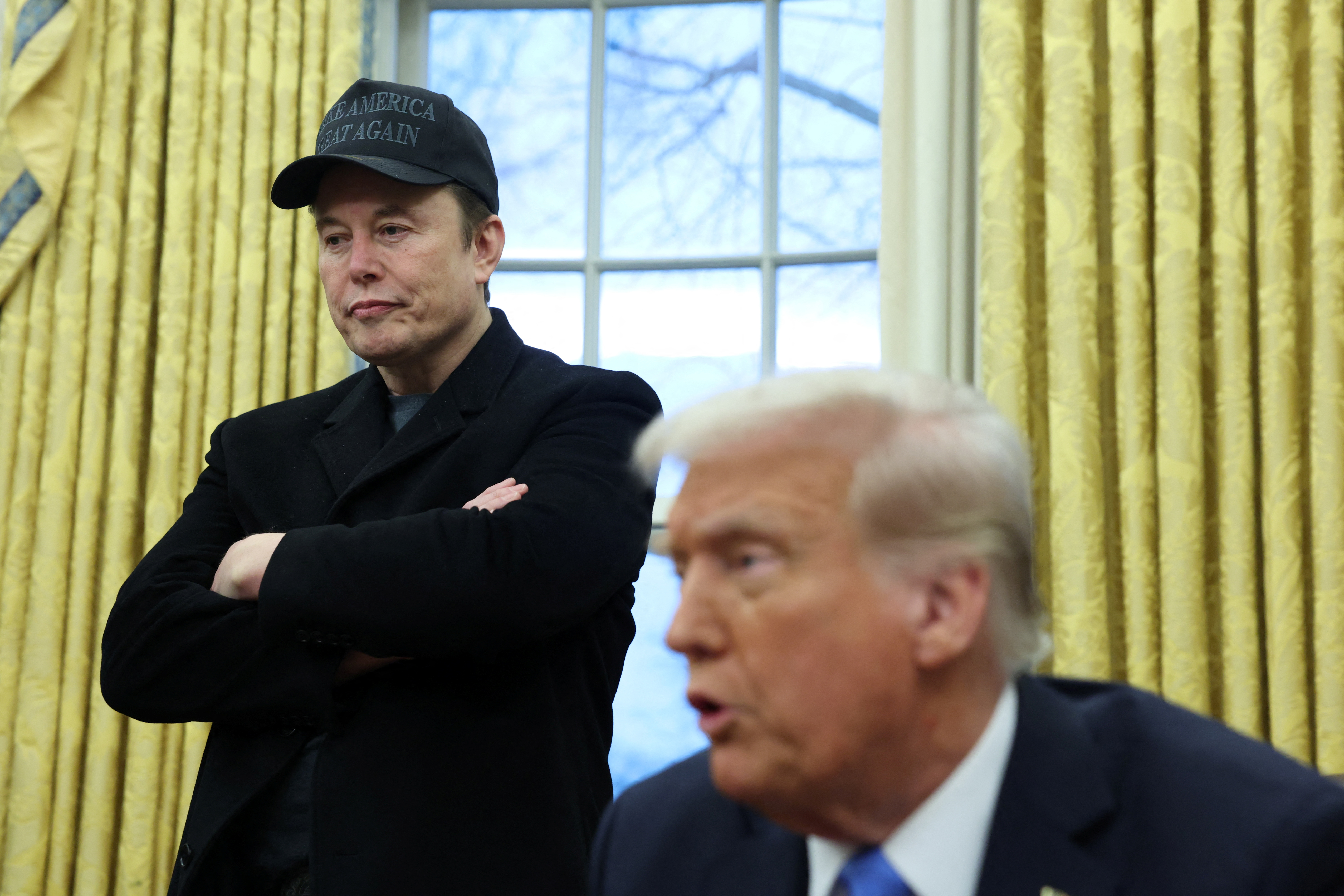 U.S. President Donald Trump at the Oval Office