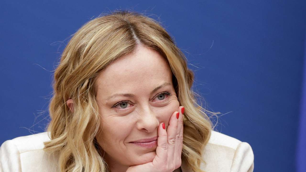 Italy's PM Giorgia Meloni attends an end-of-year press conference in Rome