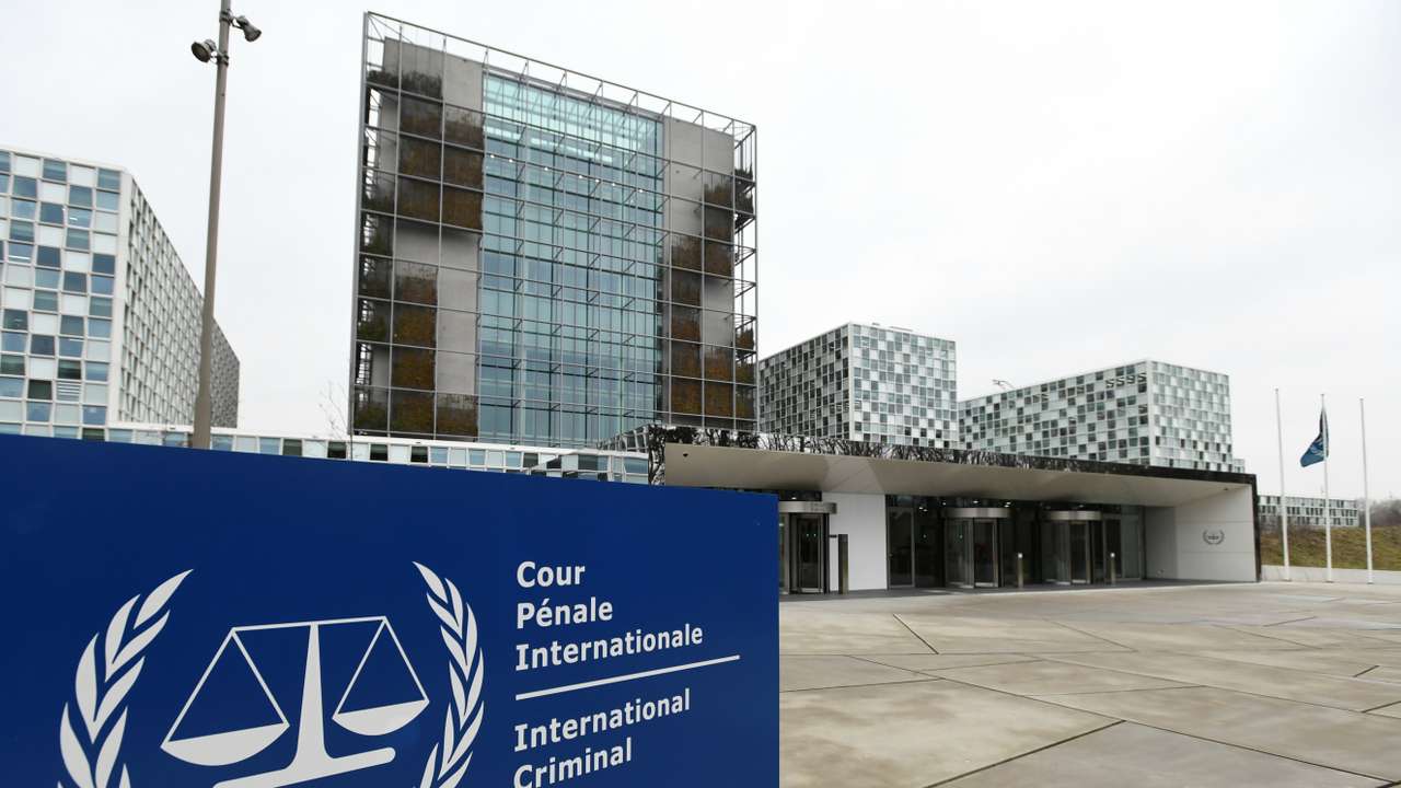 The International Criminal Court building is seen in The Hague