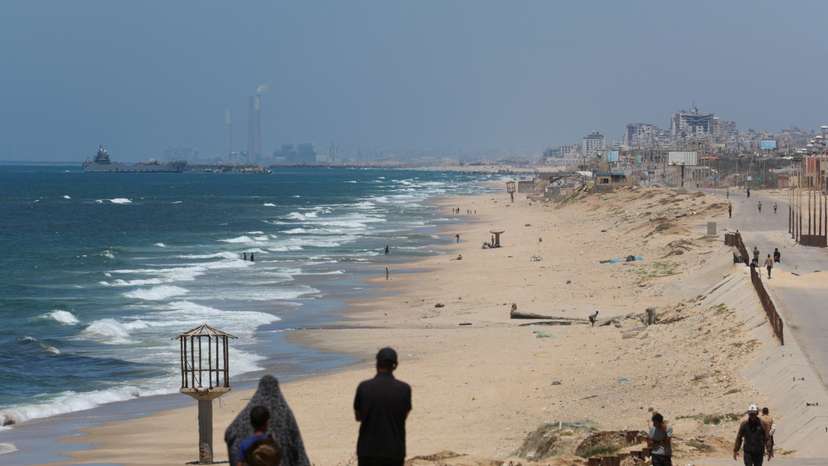 Temporary floating pier anchored by the U.S. to boost aid deliveries to Gaza
