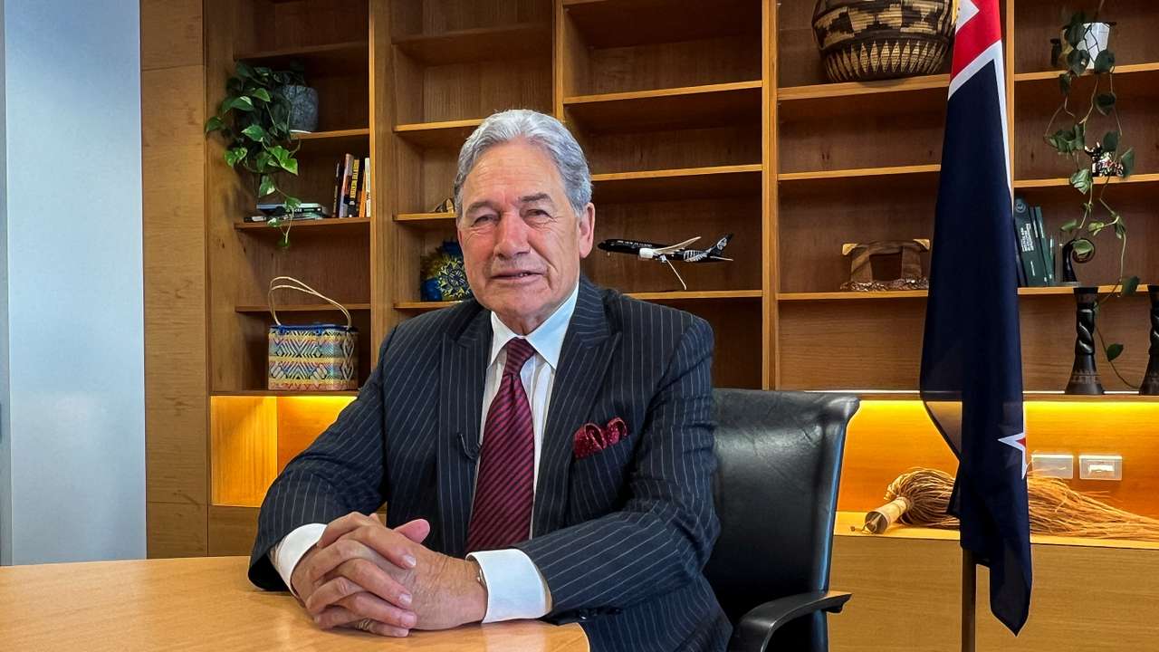 New Zealand's Foreign Minister Winston Peters poses for a picture in Wellington