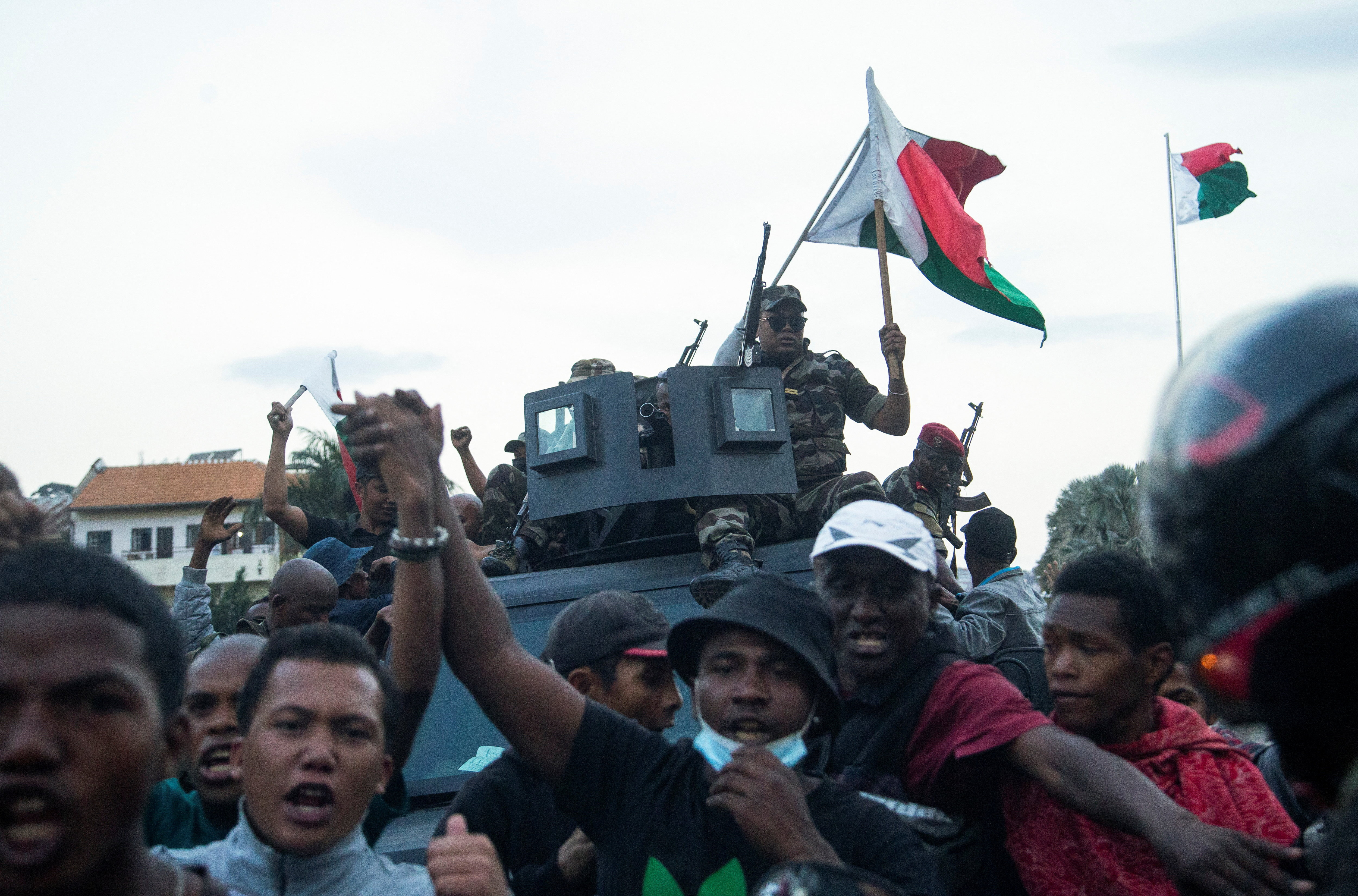 Nationwide youth-led protest over frequent power outages and water shortages, in Antananarivo