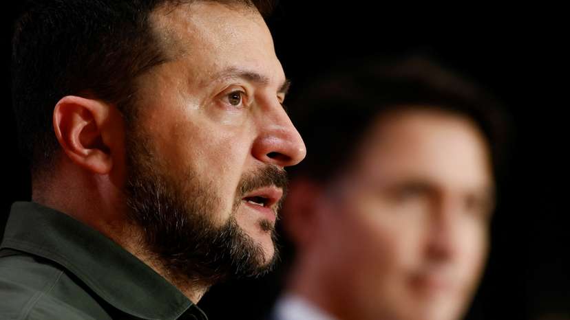 Ukraine's President Volodymyr Zelenskiy visits Ottawa