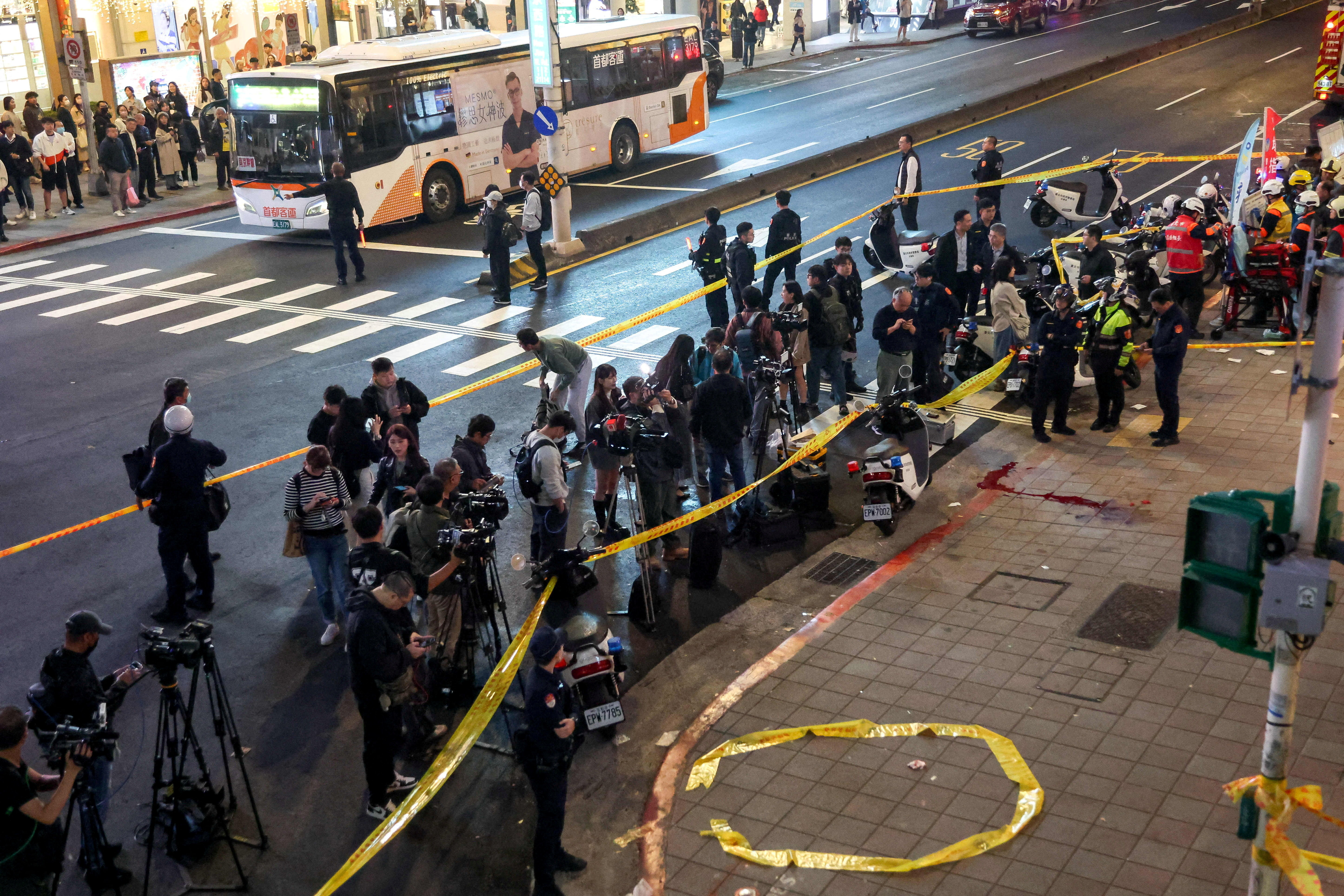 Several injured in attack in Taipei, media reports