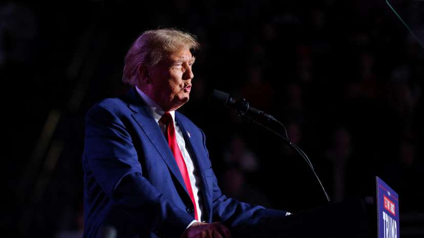 Republican presidential candidate and former U.S. President Donald Trump's rally in Durham