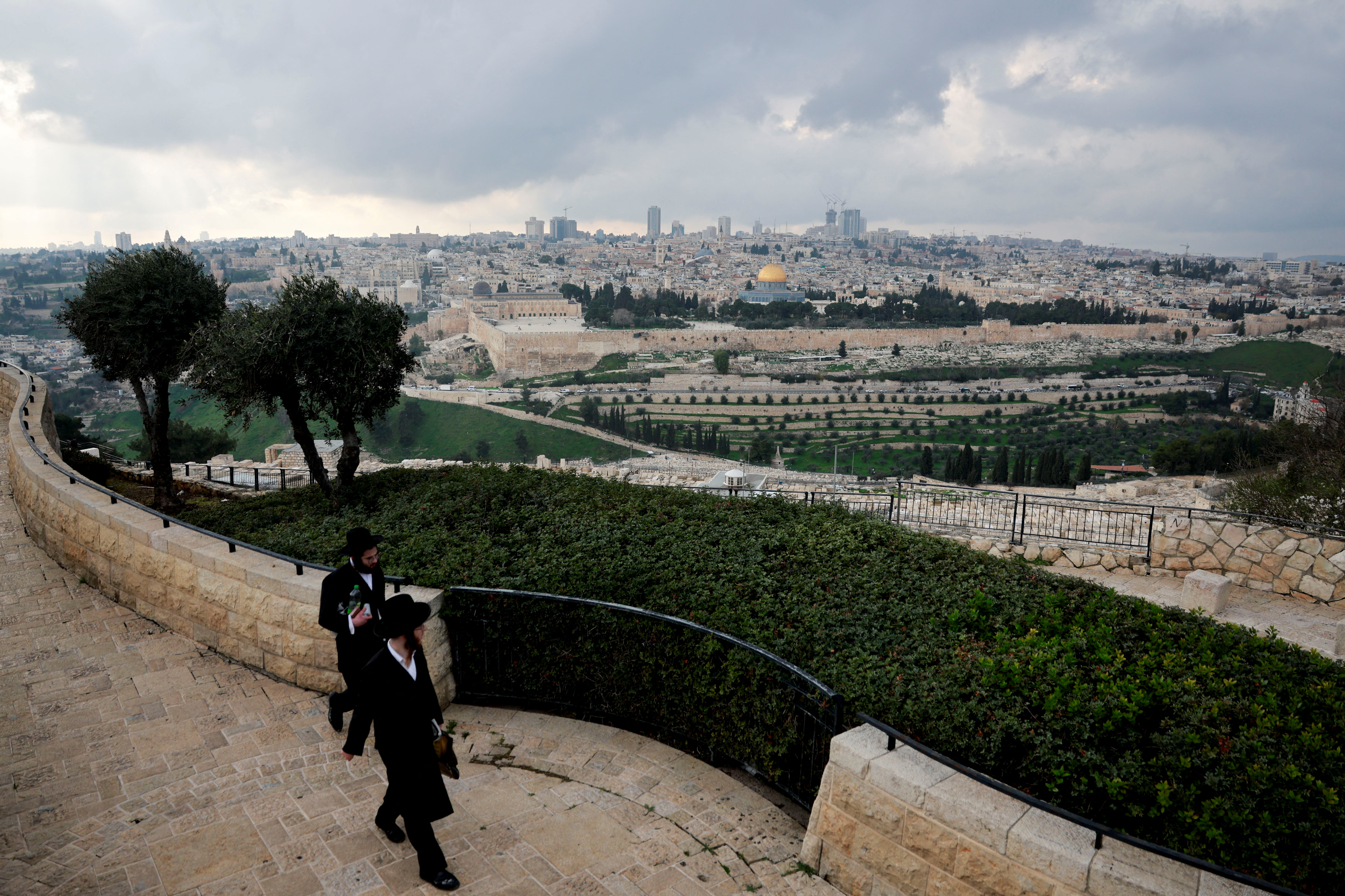 Dome of the Rock on Al-Aqsa compound, also known to Jews as the Temple Mount, in Jerusalem's Old City