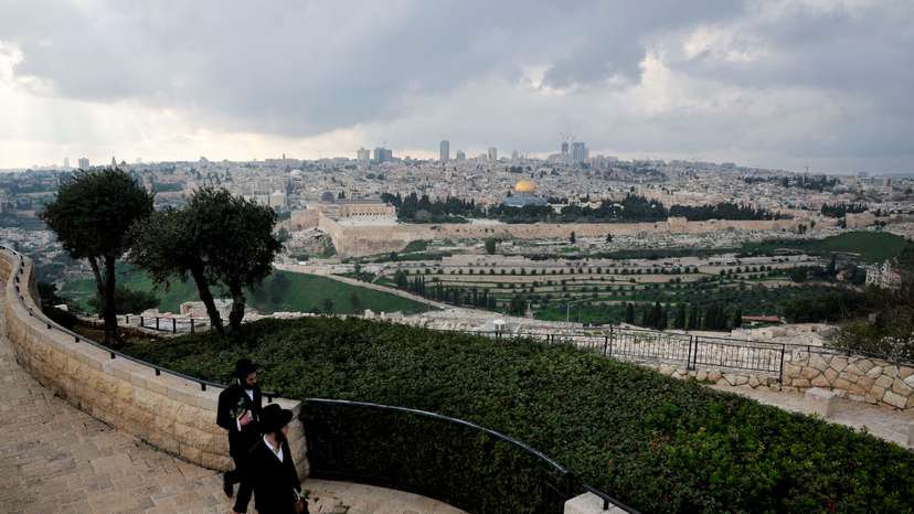 Dome of the Rock on Al-Aqsa compound, also known to Jews as the Temple Mount, in Jerusalem's Old City