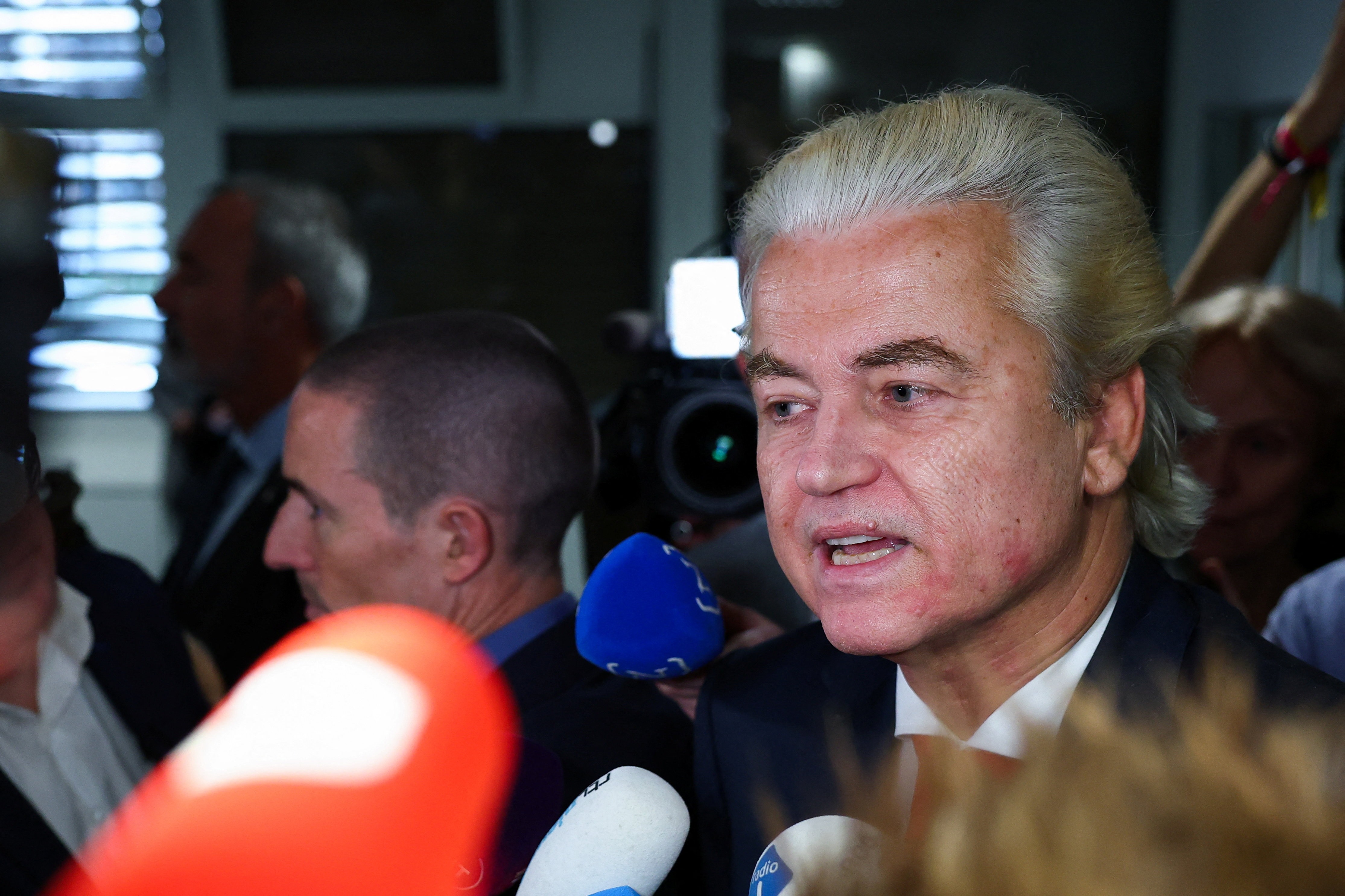 Dutch parliamentary elections, in The Hague