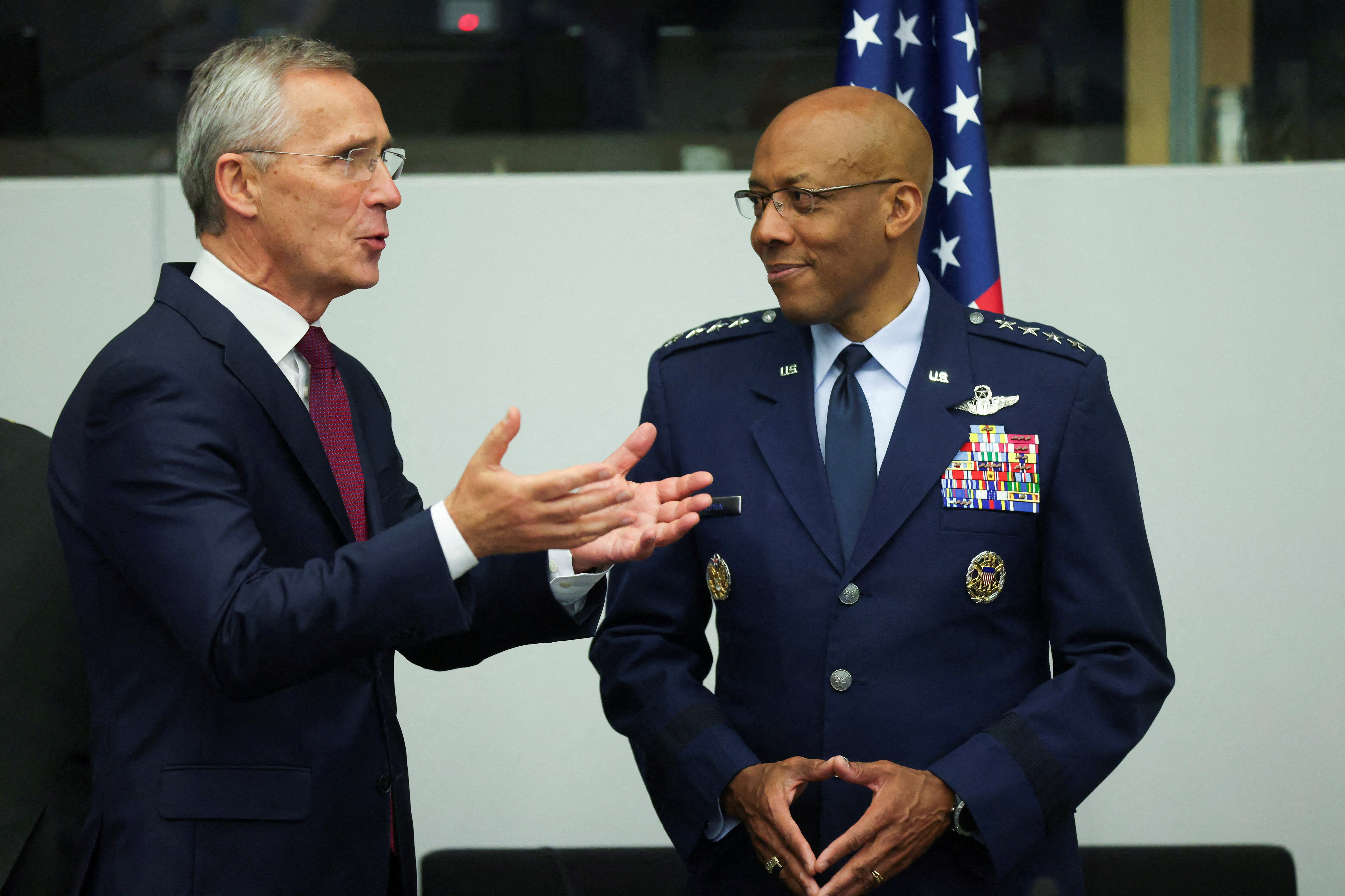 FILE PHOTO: Defence ministers of the NATO-Ukraine Council meet in Brussels
