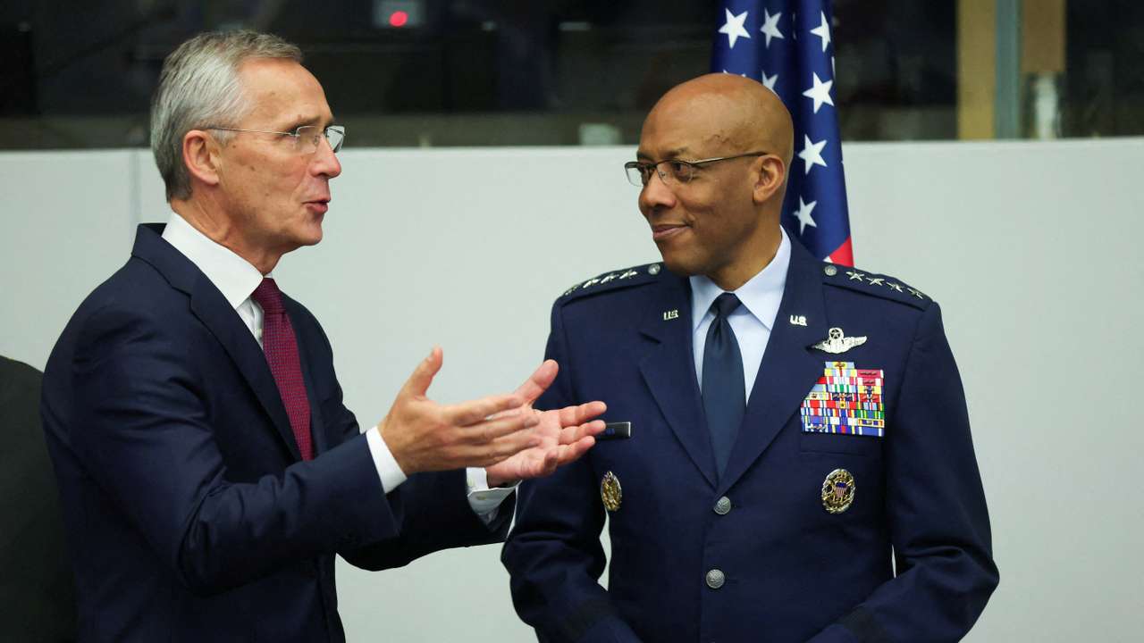 FILE PHOTO: Defence ministers of the NATO-Ukraine Council meet in Brussels