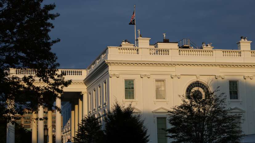FILE PHOTO: A general view of the White House in Washington