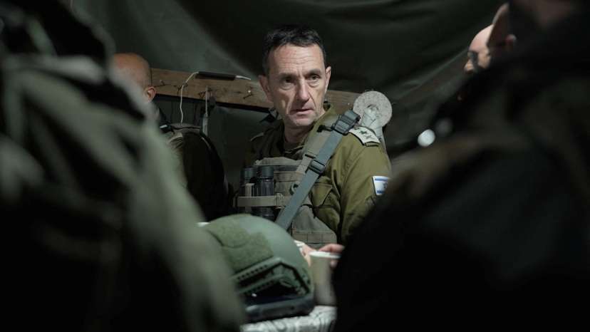 Israeli military Chief of General Staff Herzi Halevi visits the northern Israel