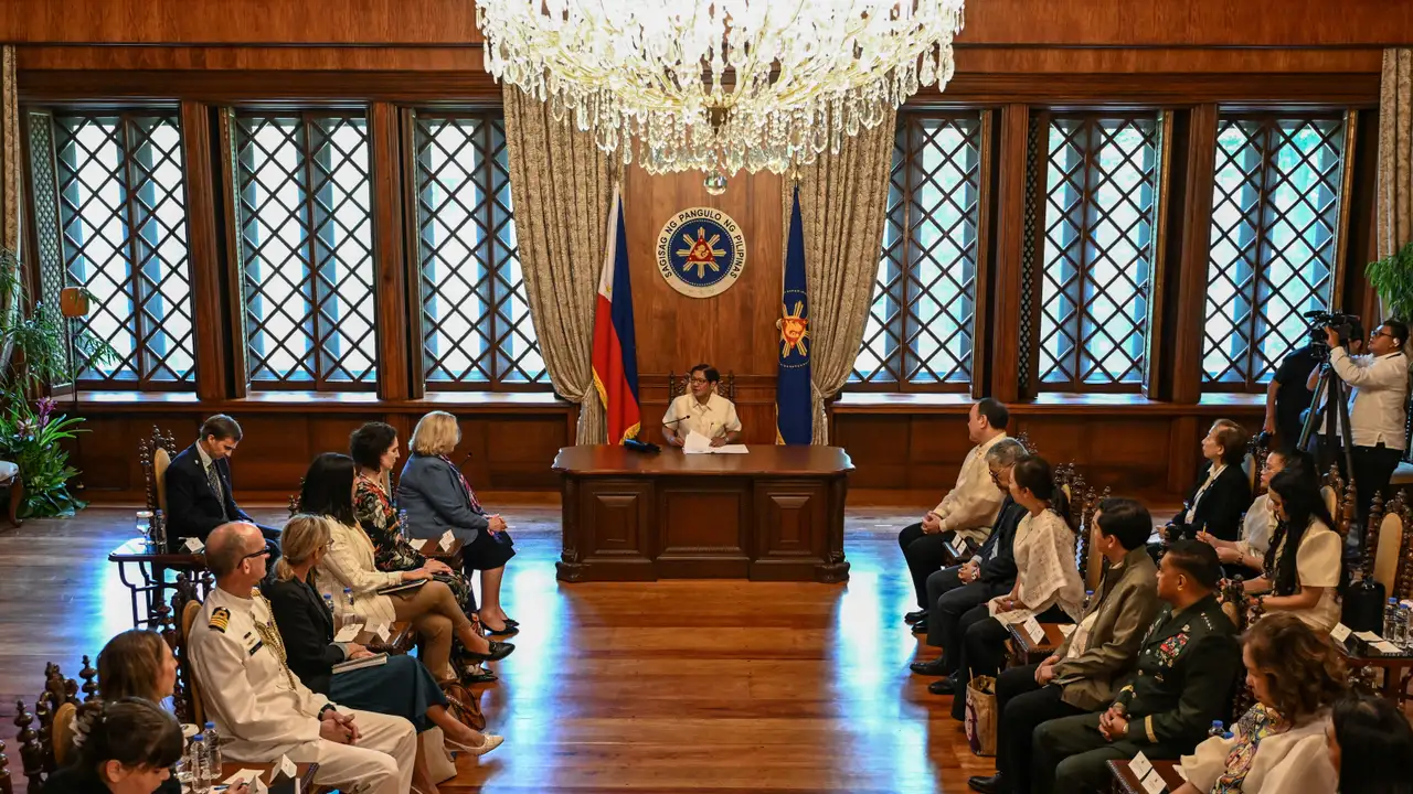 New Zealand Defense Minister Judith Collins meets with Philippine President Ferdinand Marcos Jr