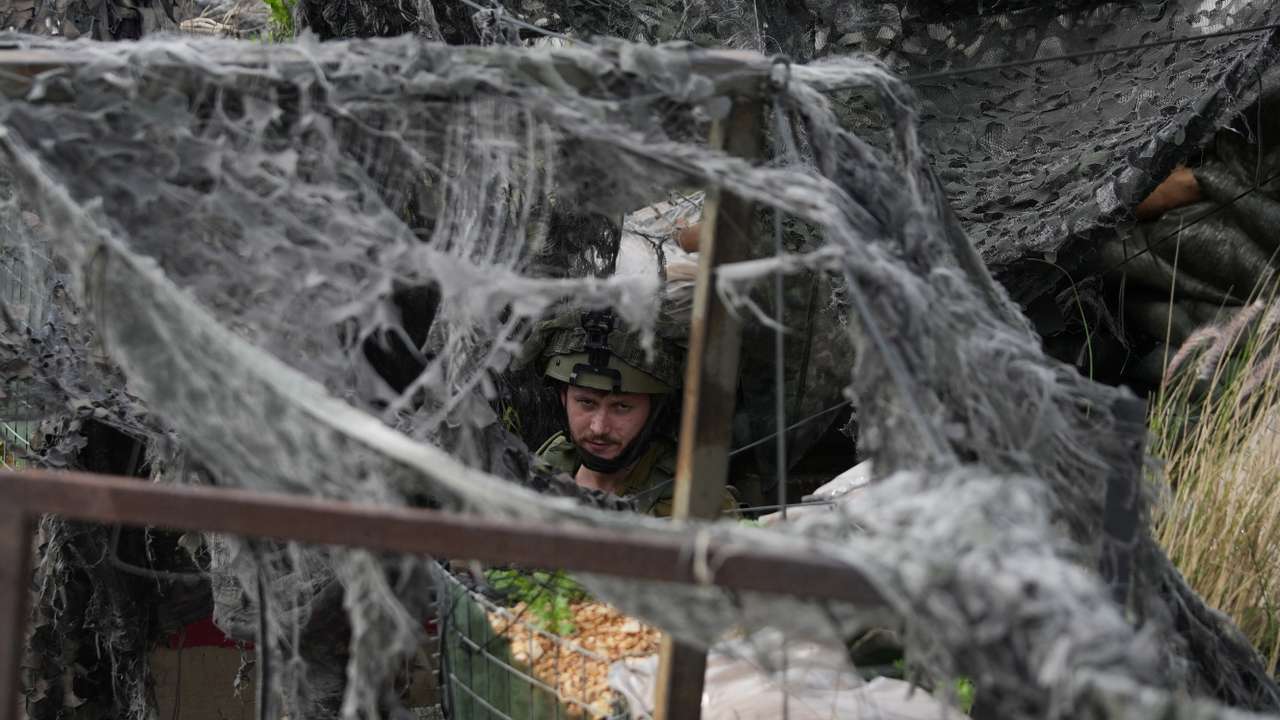 Israeli military outpost in Kibbutz Hanita
