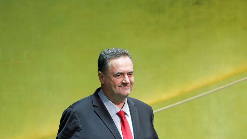 Israel Foreign Minister Israel Katz arrives to address the 74th session of the United Nations General Assembly at U.N. headquarters in New York City, New York, U.S.