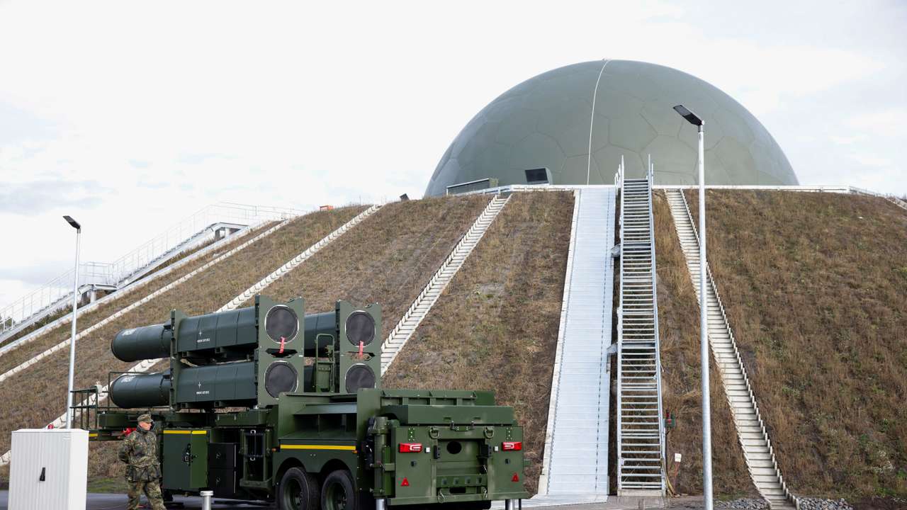 The German Air Force presents "Arrow Weapon System for Germany" in Schoenewalde