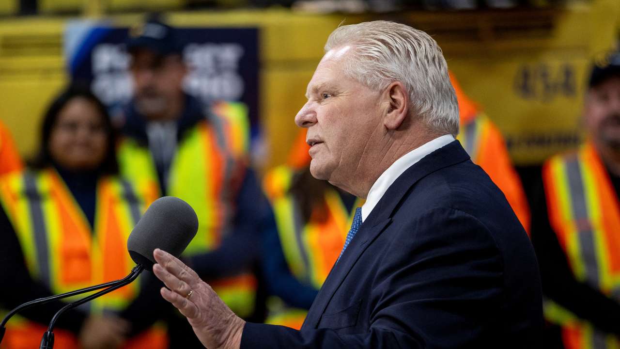 Ontario provincial election stop in Niagara Falls