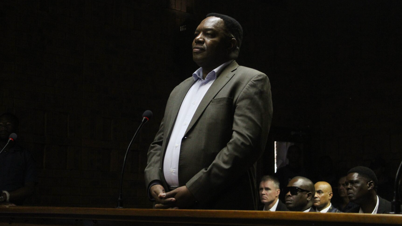 South Africa's national police commissioner Fannie Masemola appears in the Pretoria Magistrates Court in Pretoria, South Africa, Tuesday, April 21, 2026.
Photo Credit: Mogomotsi Magome - AP