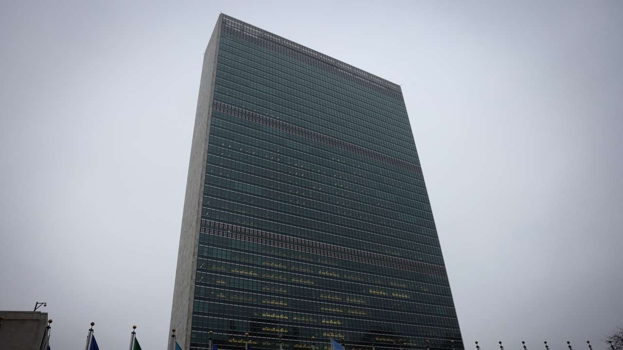 The United Nations building is pictured ahead of a General Assembly meeting in New York City, New York, U.S
