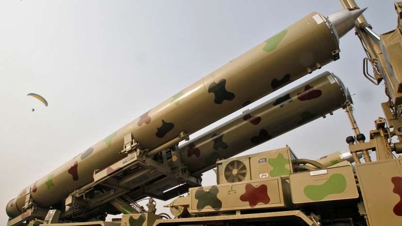 Indian Army's BrahMos missile launcher is displayed during Army Day parade in New Delhi