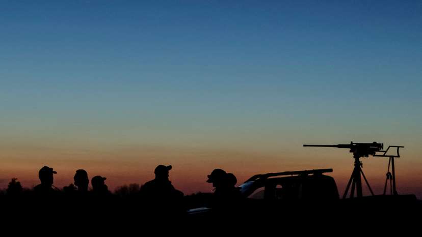 FILE PHOTO: Ukrainian servicemen from anti-drone mobile air defence unit operate in Kharkiv region, Ukraine