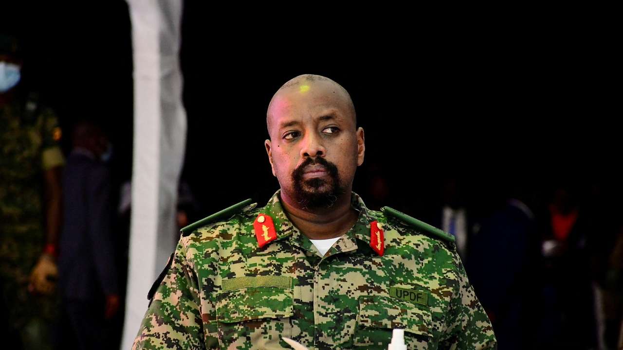 FILE PHOTO: Lt. General Kainerugaba attends his birthday party in Entebbe