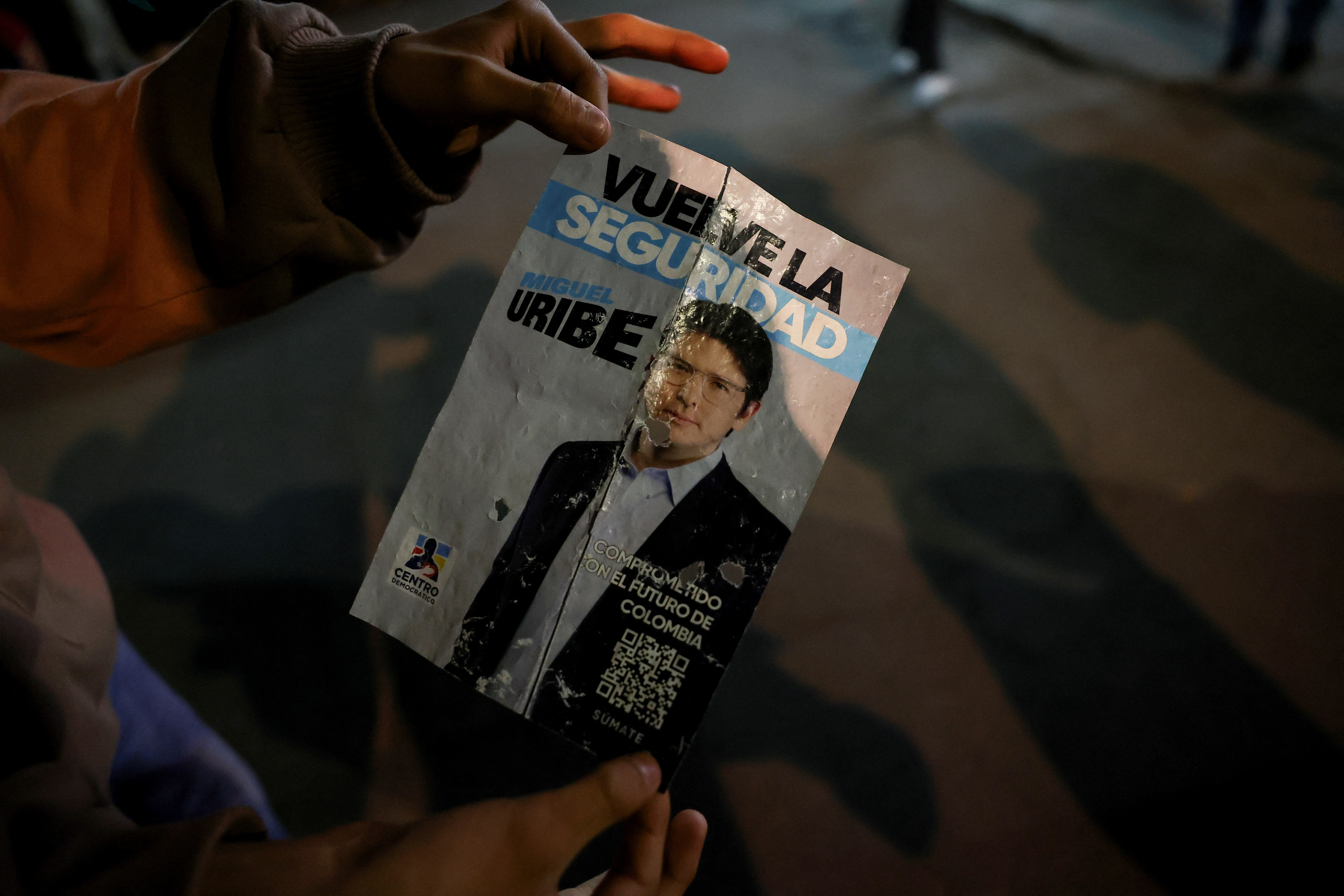 Colombian Senator Miguel Uribe shot during a campaign event, in Bogota