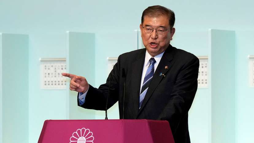 Japan's ruling party LDP holds leadership election