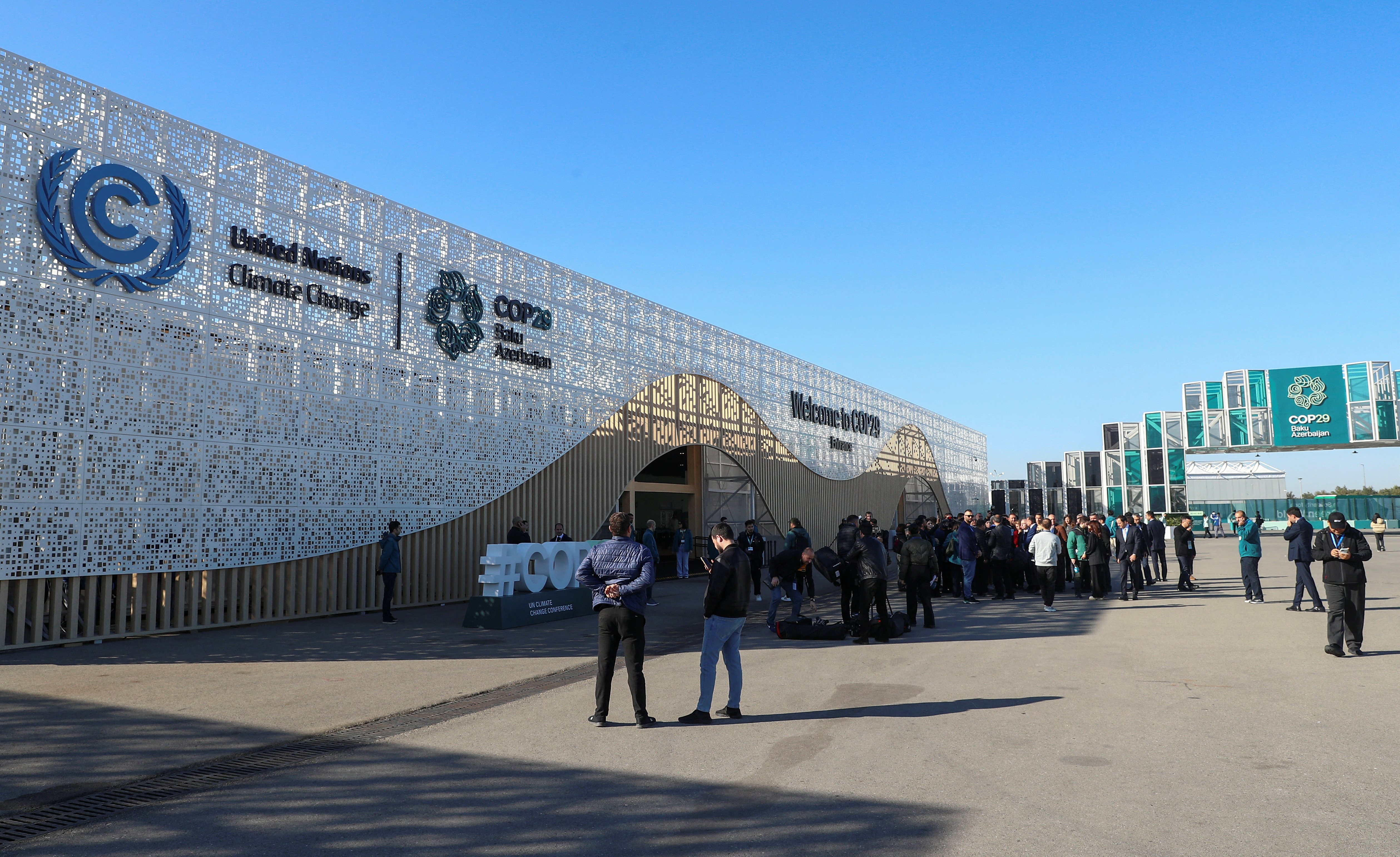 Preparation for COP29 climate summit in Baku