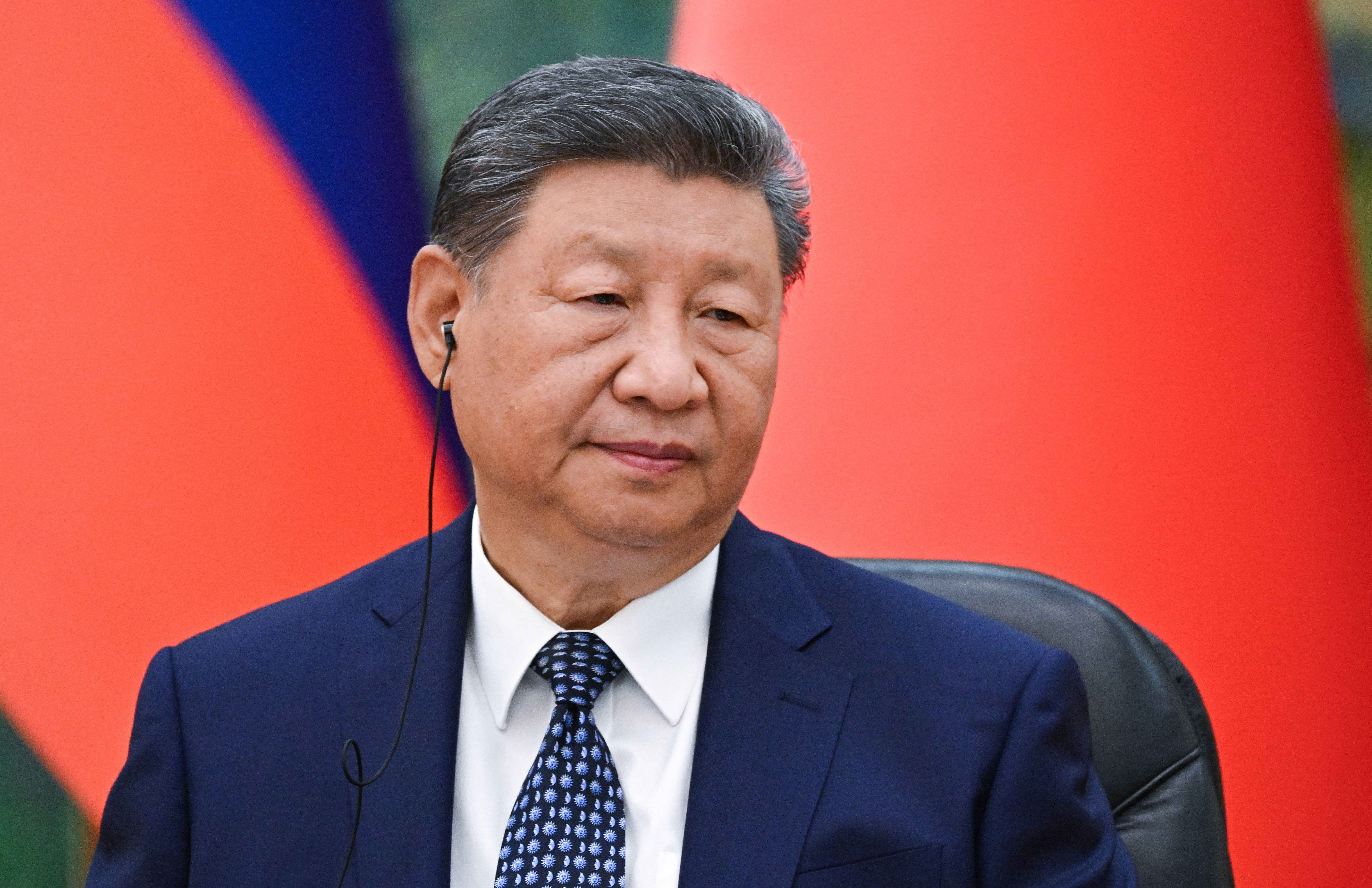 Russian President Vladimir Putin meets with Chinese President Xi Jinping and Mongolian President Ukhnaagiin Khurelsukh in Beijing