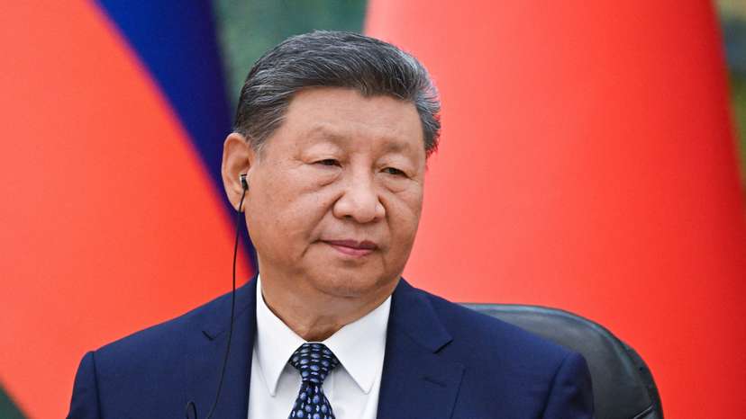 Russian President Vladimir Putin meets with Chinese President Xi Jinping and Mongolian President Ukhnaagiin Khurelsukh in Beijing