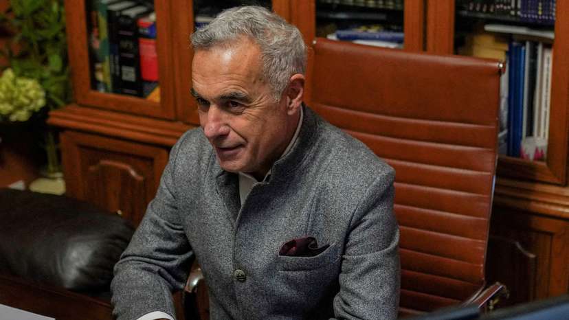 FILE PHOTO: Romanian independent far-right presidential candidate Calin Georgescu