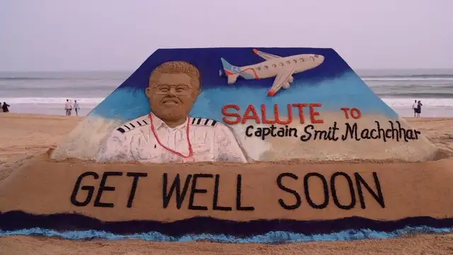Indian Artist Salutes Injured Flydubai Pilot