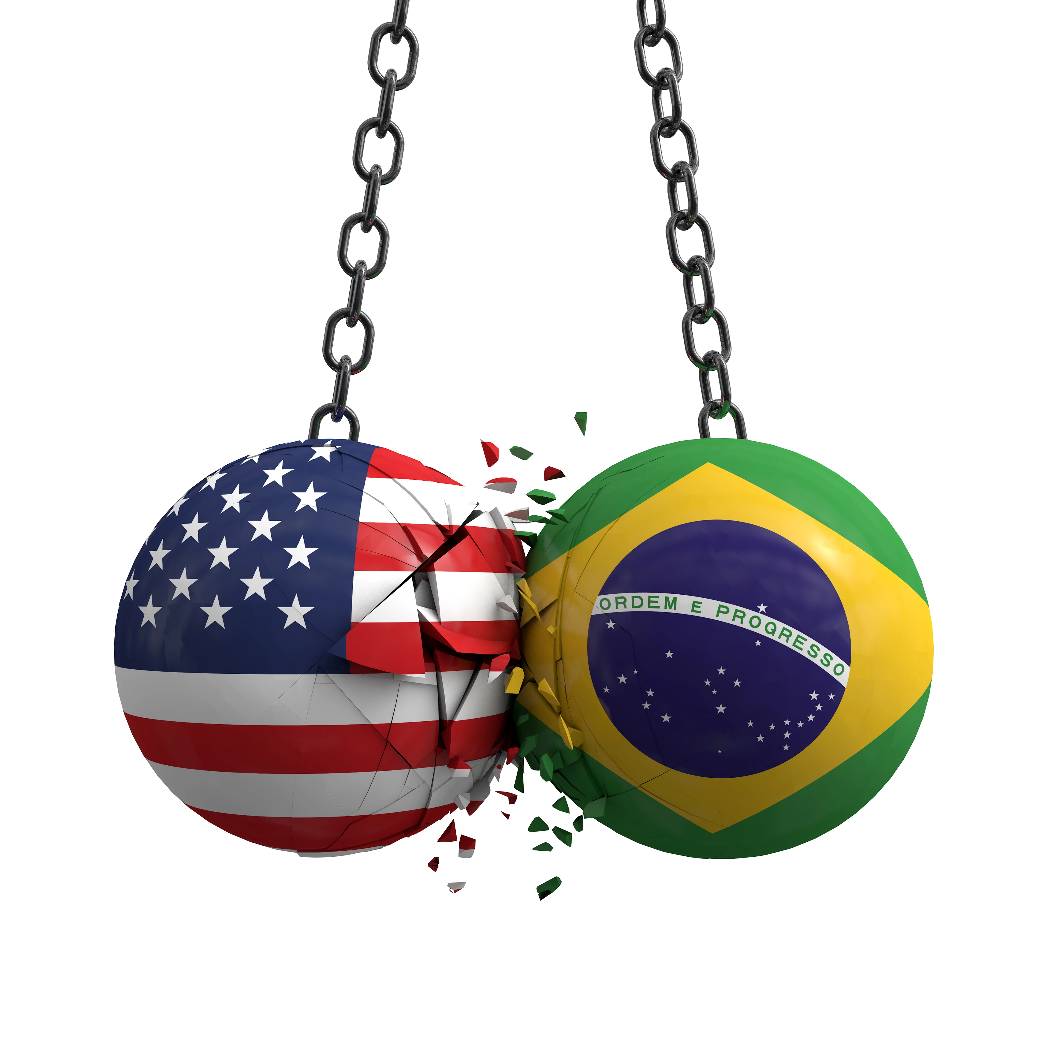 Brasil and the US are locked in a trade war