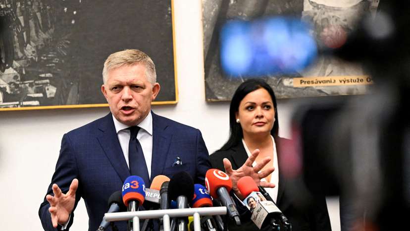 FILE PHOTO: Slovakia's Prime Minister Robert Fico visits Handlova