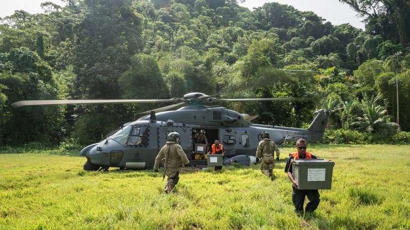 NZDF Joint Task Force assist in delivering ballot boxes to remote areas of the Solomon Islands