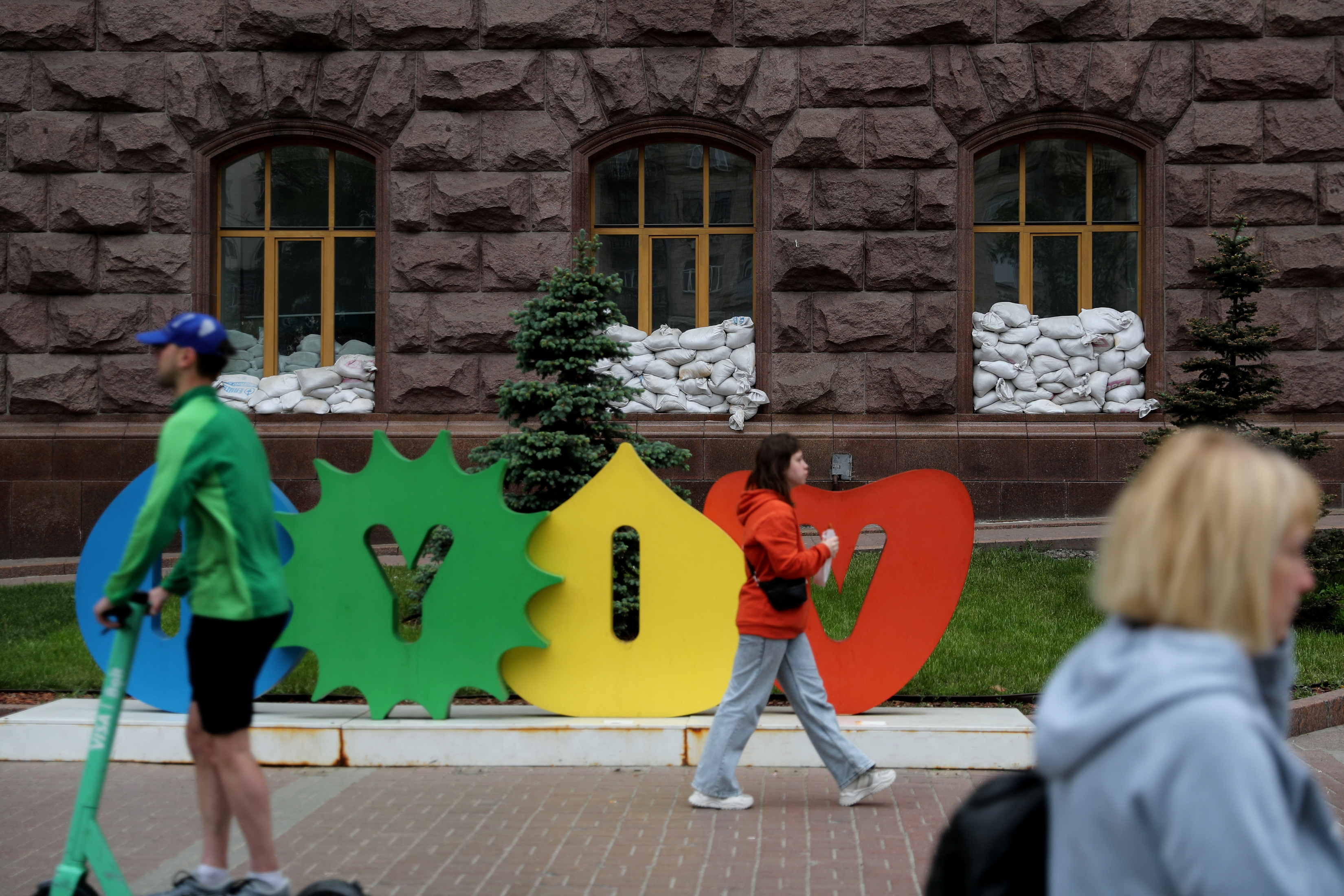Daily life as Russia's attack on Ukraine continues, in Kyiv