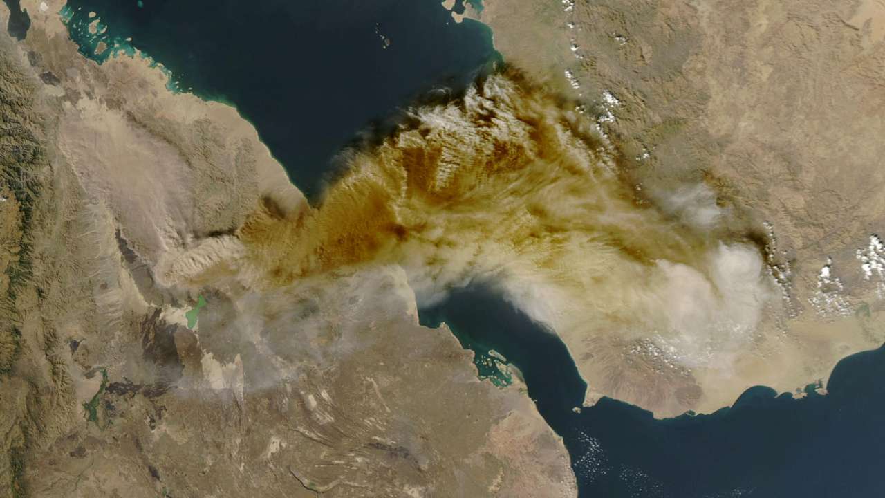 Hayli Gubbi volcano in Ethiopia