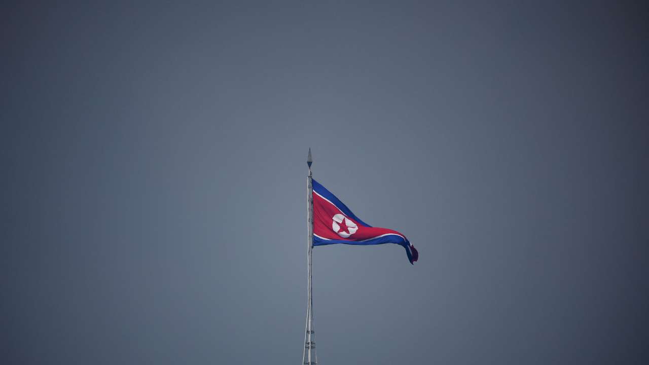 The truce village of Panmunjom inside the demilitarized zone (DMZ) separating the two Koreas