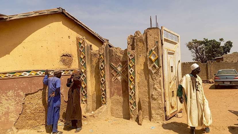 Aftermath of a deadly raid by armed gunmen from a local gang on a local community in Doma, Katsina State