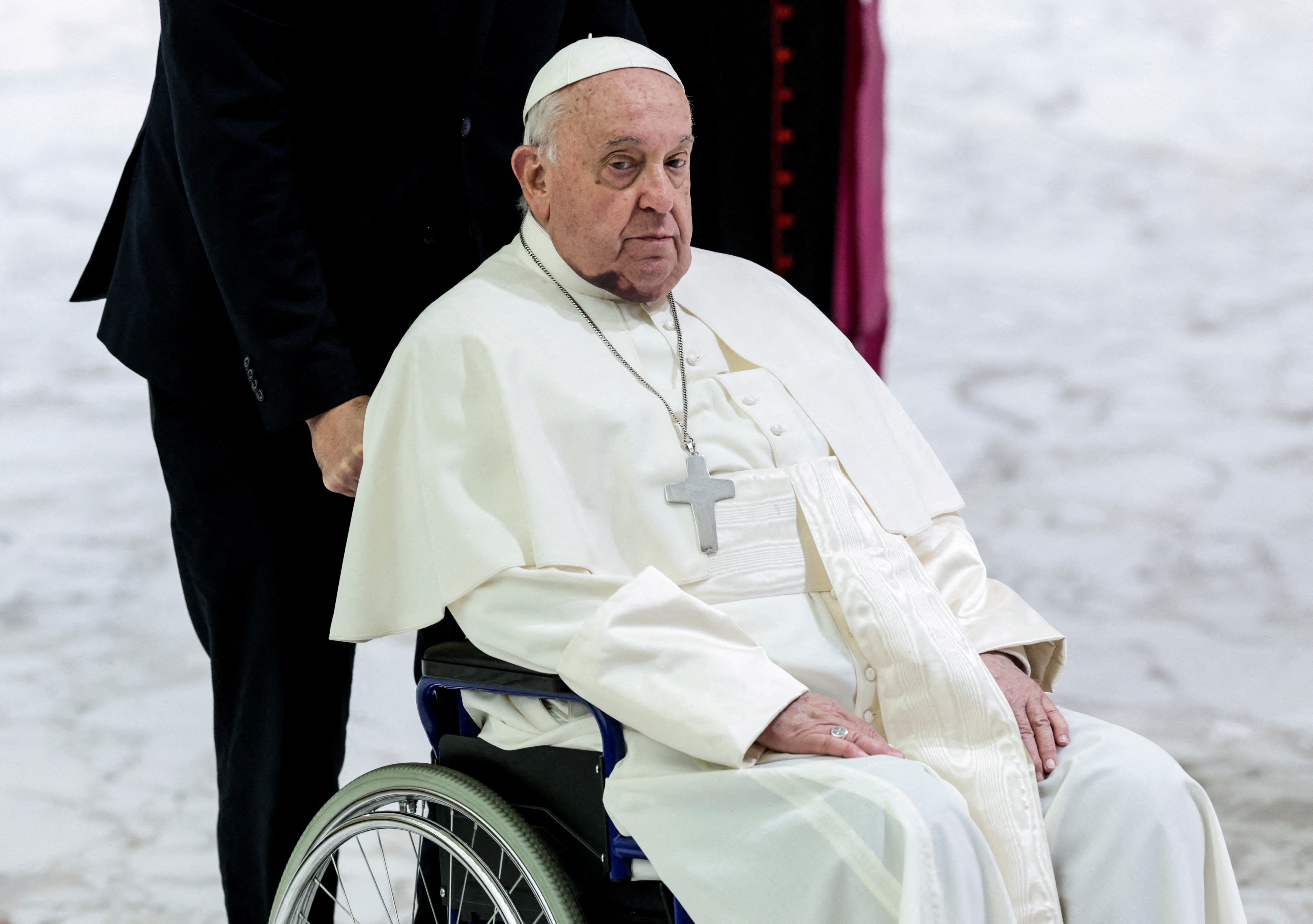 Pope Francis attends the weekly general audience, at the Vatican