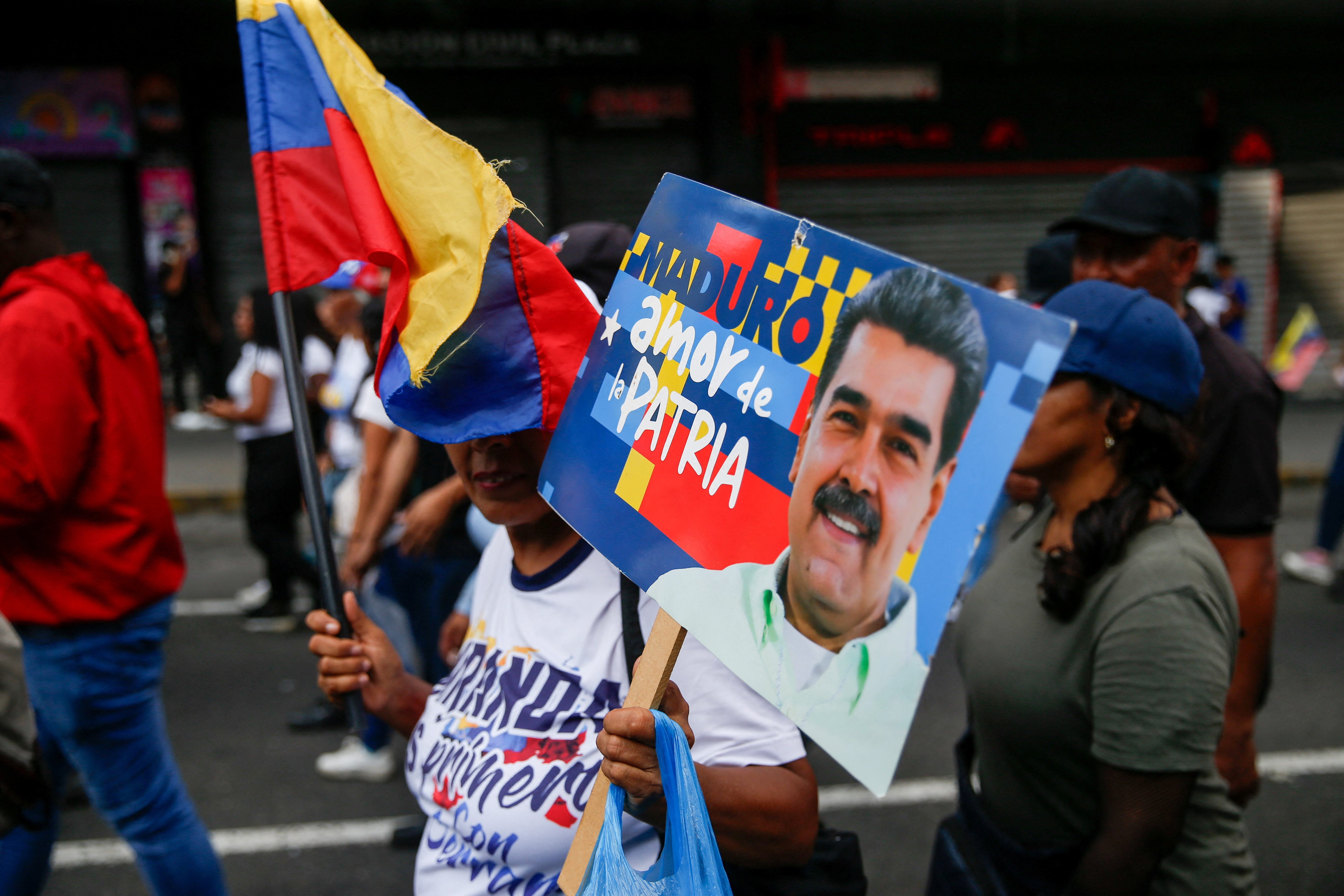 Protesters rally in Caracas over Maduro’s detention