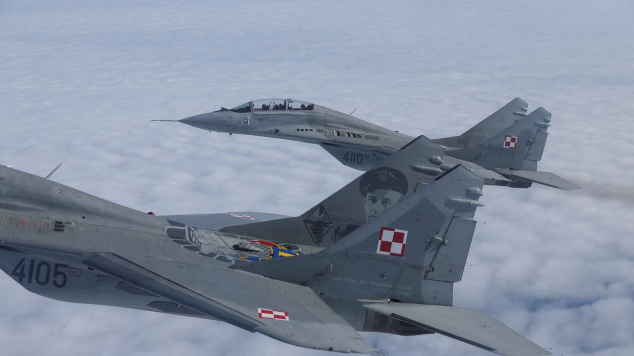 NATO holds an air display event in Poland