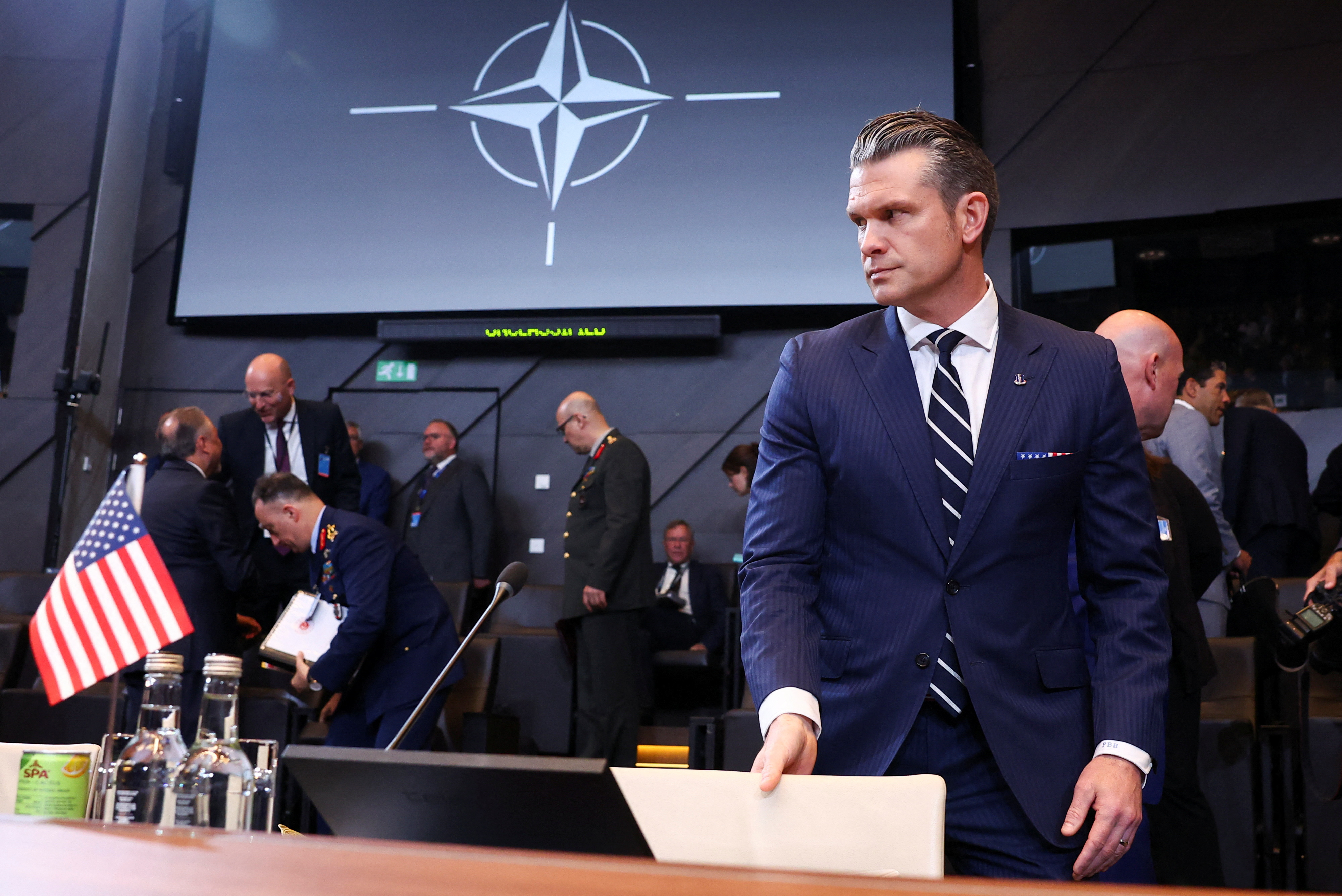 NATO defence ministers meeting in Brussels