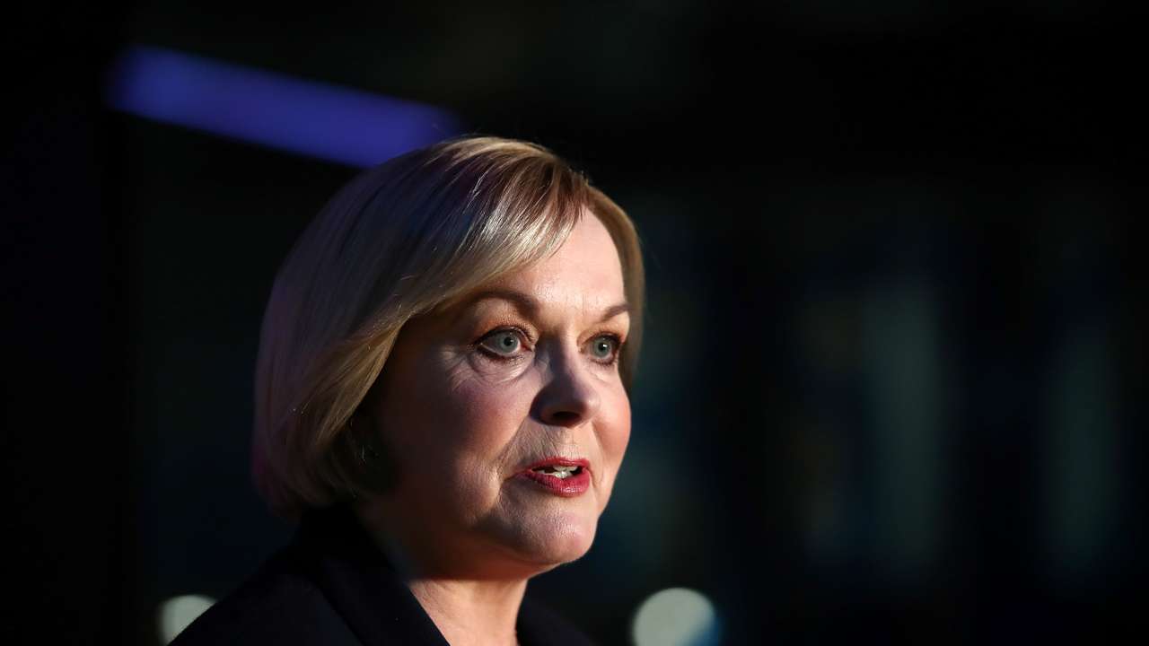 National leader Collins addresses the media following a debate in Auckland