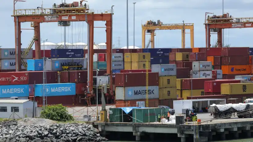 Container no porto