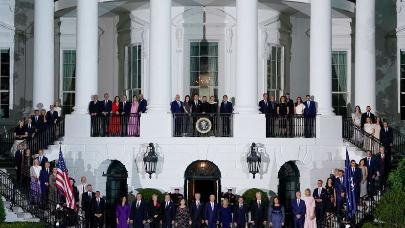 Dinner for NATO allies and partners at the White House during NATO's 75th anniversary summit in Washington